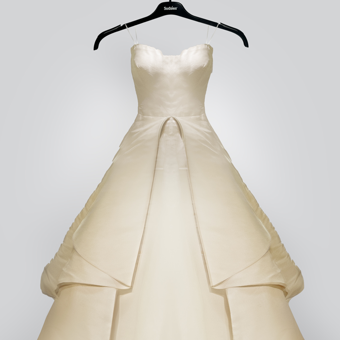 Forever starts here — and stays pristine.
This couture wedding gown entrusted to Sudsies for expert bridal preservation.